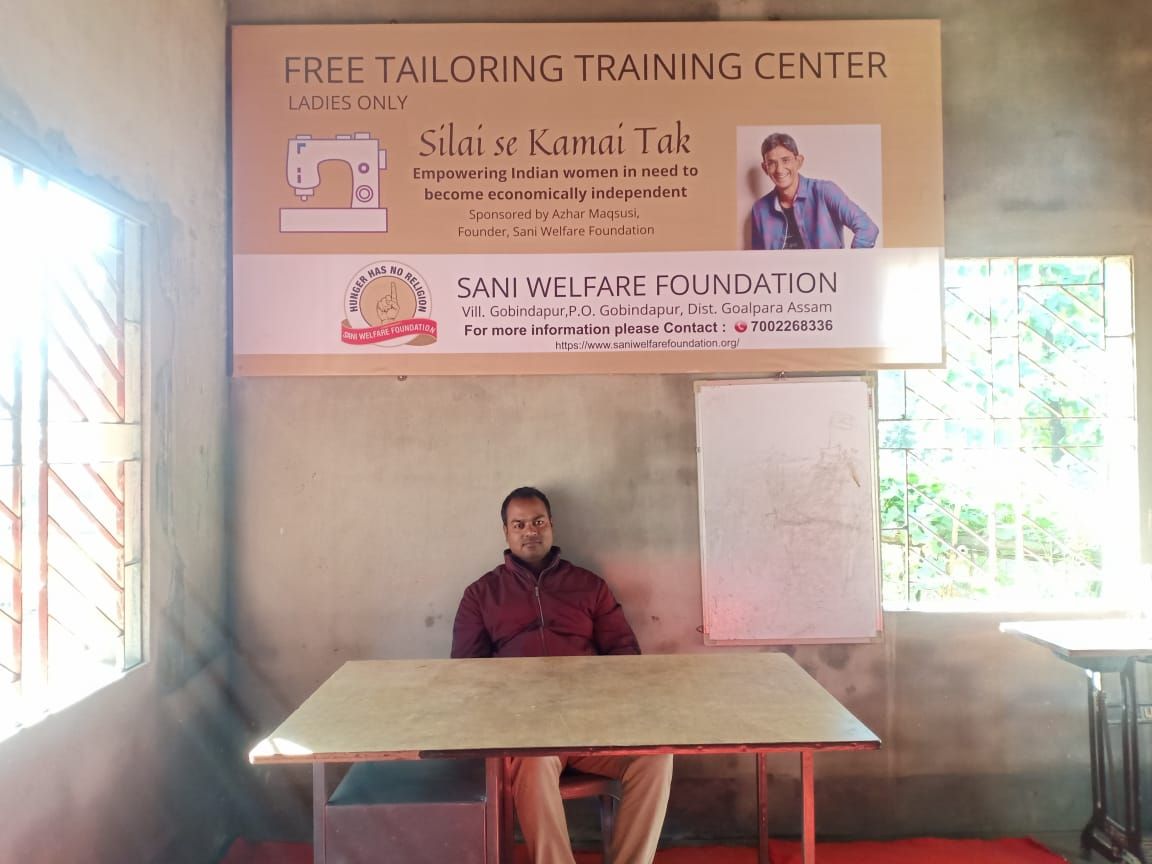 Tailoring training session in Assam